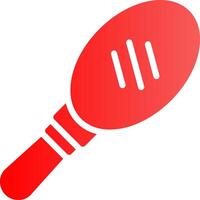 Glyph red Gradient Design vector