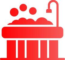 Bathtub Creative Icon Design vector