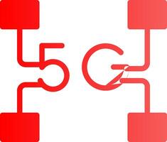 Network Creative Icon Design vector