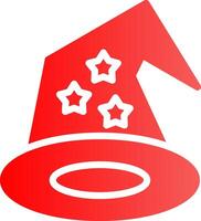 Wizard Hat Creative Icon Design vector
