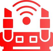 Wifi Router Creative Icon Design vector