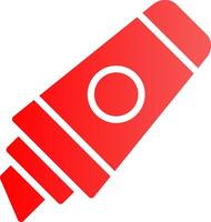 Glyph red Gradient Design vector