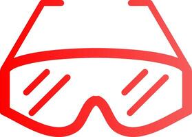 Lab Glasses Creative Icon Design vector