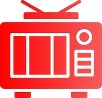 Tv Creative Icon Design vector