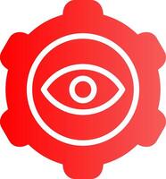 Eye Setting Creative Icon Design vector