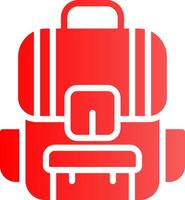 Backpack Creative Icon Design vector