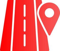 Road Location Creative Icon Design vector