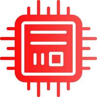 Microchip Creative Icon Design vector