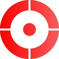 Target Creative Icon Design vector