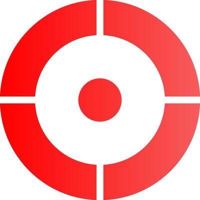 Glyph red Gradient Design