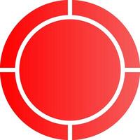 Glyph red Gradient Design vector