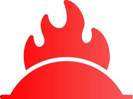 Incineration Creative Icon Design vector