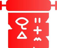 Hieroglyph Creative Icon Design vector
