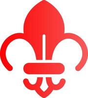 Fleur De Lis Creative Icon Design vector