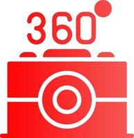 360 Camera Creative Icon Design vector