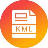 KML Creative Icon Design vector