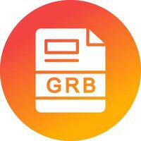 GRB Creative Icon Design vector