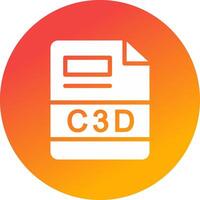 C3D Creative Icon Design vector