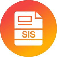 SIS Creative Icon Design vector