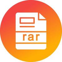 rar Creative Icon Design vector