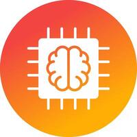 Super Brain Creative Icon Design vector