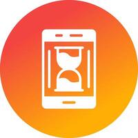 Time Tracker App Creative Icon Design vector