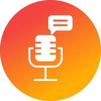 Podcast Creative Icon Design vector