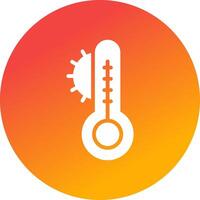 Temperature Creative Icon Design vector