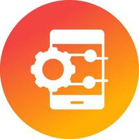 Project Management App Creative Icon Design vector