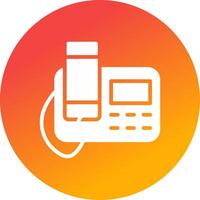 Telephone Creative Icon Design vector