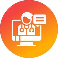Telemedicine Creative Icon Design vector