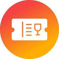 Ticket Creative Icon Design vector
