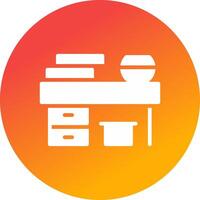 Desk Creative Icon Design vector