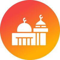 Mosque Creative Icon Design vector