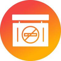 No Smoke Creative Icon Design vector