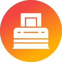 Printer Creative Icon Design vector