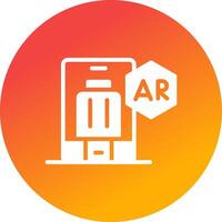 Ar Tourism Creative Icon Design vector