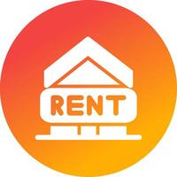 Rent Creative Icon Design vector