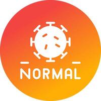 New Normal Creative Icon Design vector