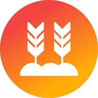 Wheat Creative Icon Design vector