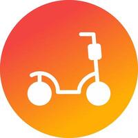 diseño de icono creativo de scooter vector