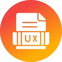 Ux Format Creative Icon Design vector