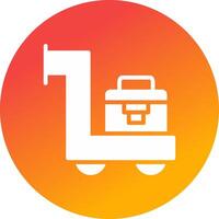 Trolley Creative Icon Design vector