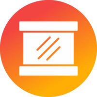 Mirror Creative Icon Design vector