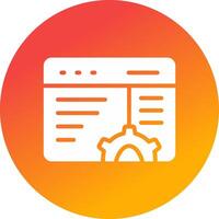 Browser Creative Icon Design vector