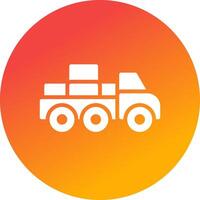 Mover Truck Creative Icon Design vector