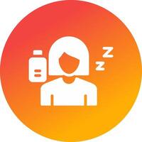 Fatigue Creative Icon Design vector