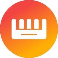 Comb Creative Icon Design vector