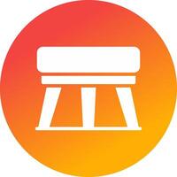 Stool Creative Icon Design vector