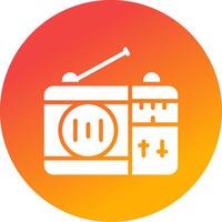 Radio Creative Icon Design vector